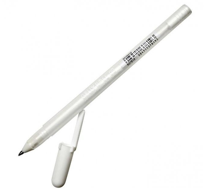 Ручка гелева Touchnew 0.8мм, біла