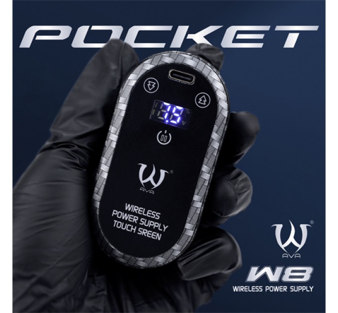 Power Bank акумулятор для тату машинок AVA W8 Pocket 