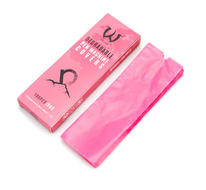 Бар'єрний захист для тату машинок ручок AVA PINK 100шт