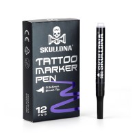 Тату маркер AVA SKULLDNA (коробка 12шт) Тату маркер AVA SKULLDNA (коробка 12шт)