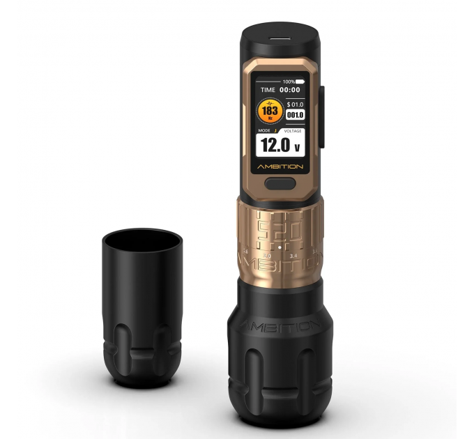 Бездротова тату машинка Ambition Soldier 520 Pro (Gold)