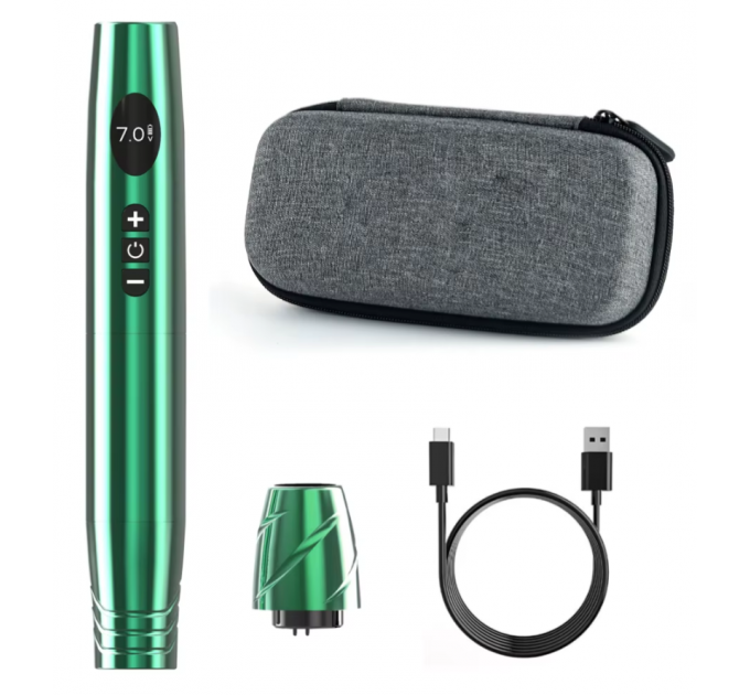 Бездротова тату машинка Ambition Dragon Kiss Green