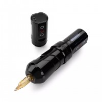 Бездротова тату машинка Ambition FLUX MAX black - 2 акумулятора Бездротова тату машинка Ambition FLUX MAX black - 2 акумулятора
