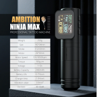 Бездротова тату машинка Ambition Ninja Max