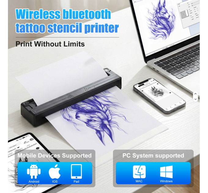 Трансферний тату принтер AMBITION G2