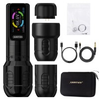 Бездротова тату машинка Ambition Zetton Shiny Black