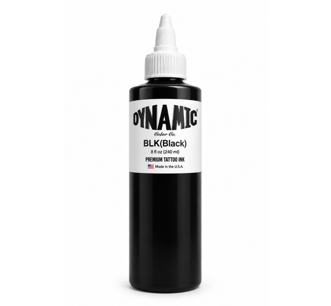 Тату фарба Dynamic "Black - Чорний" 8oz 240ml