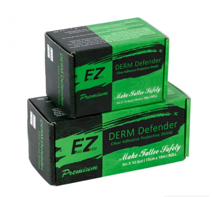 Загоююча плівка для тату EZ REGULAR Derm Defender - Premium (розмір 10см х 15см)