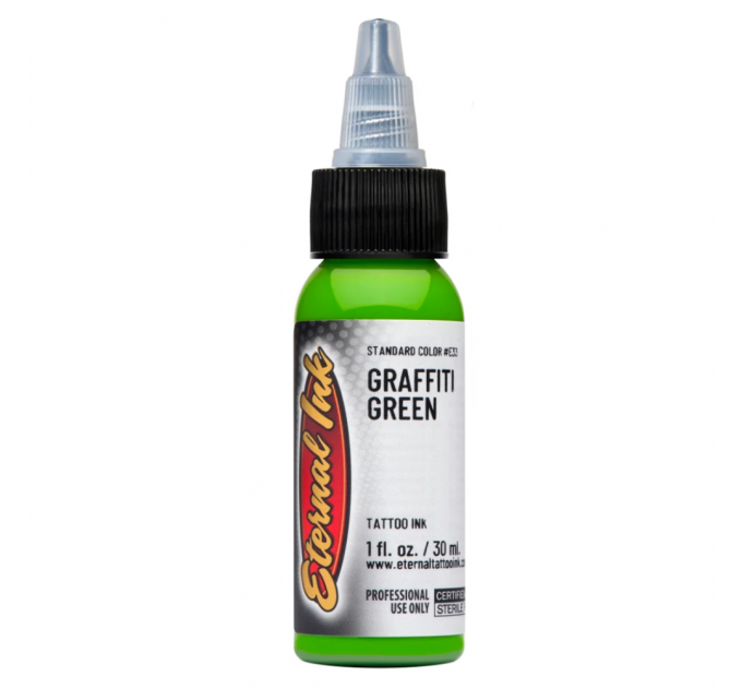 Тату фарба Eternal Graffiti Green 15ml