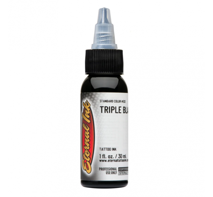 Тату фарба Eternal Triple Black 15ml