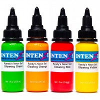 Набір флуоресцентних фарб Intenze Randy's Neon Tattoo Color Set 4x30мл