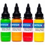Набір флуоресцентних фарб Intenze Randy's Neon Tattoo Color Set 4x30мл