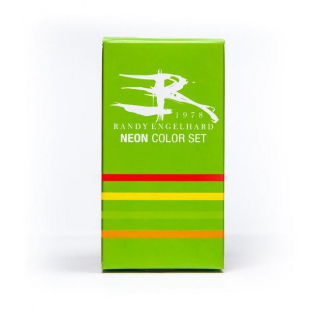 Набір флуоресцентних фарб Intenze Randy's Neon Tattoo Color Set 4x30мл