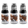 Набір тату-фарб World Famous Tattoo Ink Greywash Set, 3 × 30 мл (США)