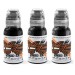 Набір тату-фарб World Famous Tattoo Ink Greywash Set, 3 × 30 мл (США)