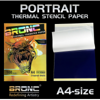 Тату трансферний папір Bronc 10 аркушів