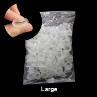 Силіконові капси під тату фарбу 100шт (ковпачки під фарбу) - Середні (14мм)