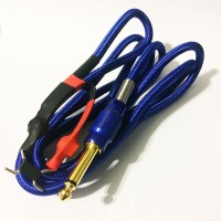 Силіконовий кліп-корд у тканинному обплітанні (Синій) Силіконовий кліп-корд у тканинному обплітанні (Синій)